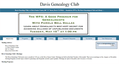 Desktop Screenshot of davisgenealogy.org