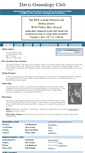 Mobile Screenshot of davisgenealogy.org